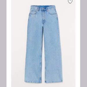 H&M Wide High Jeans